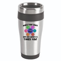 Make Your Mark And See Where It Takes You Dot Day 16oz Travel Tumbler