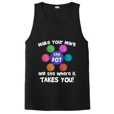 Make Your Mark And See Where It Takes You Dot Day PosiCharge Competitor Tank