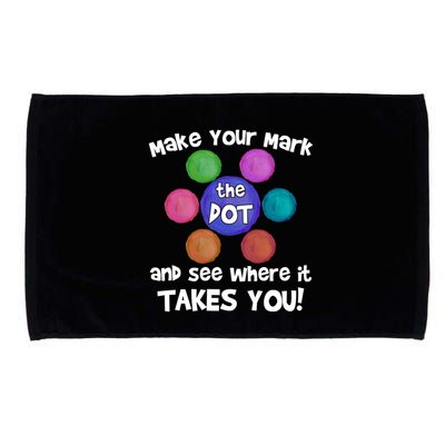 Make Your Mark And See Where It Takes You Dot Day Microfiber Hand Towel