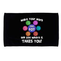 Make Your Mark And See Where It Takes You Dot Day Microfiber Hand Towel