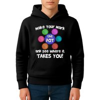 Make Your Mark And See Where It Takes You Dot Day Kids Hoodie