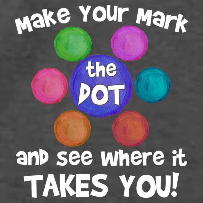 Make Your Mark And See Where It Takes You Dot Day Vector Backpack