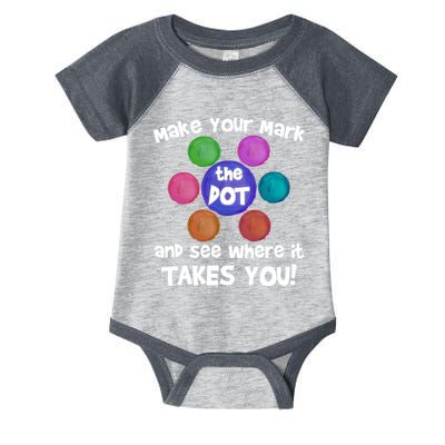 Make Your Mark And See Where It Takes You Dot Day Infant Baby Jersey Bodysuit