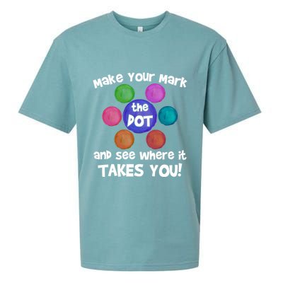 Make Your Mark And See Where It Takes You Dot Day Sueded Cloud Jersey T-Shirt
