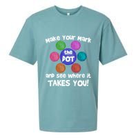 Make Your Mark And See Where It Takes You Dot Day Sueded Cloud Jersey T-Shirt