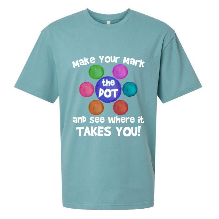 Make Your Mark And See Where It Takes You Dot Day Sueded Cloud Jersey T-Shirt