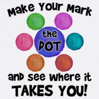 Make Your Mark And See Where It Takes You Dot Day Garment-Dyed Sweatshirt
