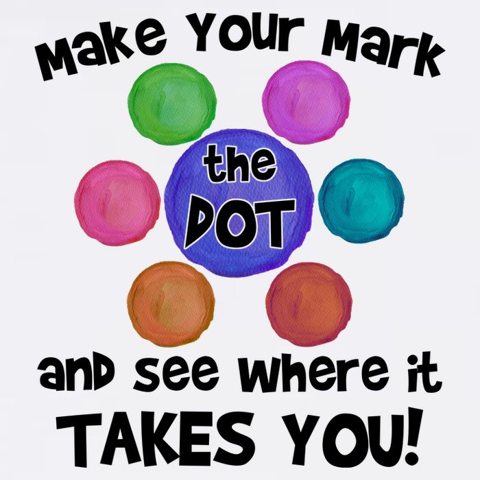 Make Your Mark And See Where It Takes You Dot Day Garment-Dyed Sweatshirt