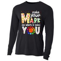 Make Your Mark And See Where It Takes You Dot Day Cooling Performance Long Sleeve Crew