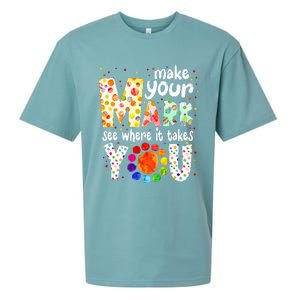 Make Your Mark And See Where It Takes You Dot Day Sueded Cloud Jersey T-Shirt