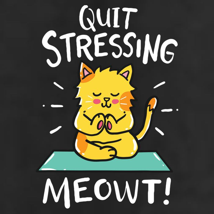Meditation Yoga Meowt Cat Funny Cute Esoteric Gift 11oz C Handle Ceramic Mug