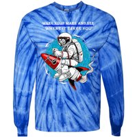 Make Your Mark And See Where It Takes You Dot Day Meaningful Gift Tie-Dye Long Sleeve Shirt