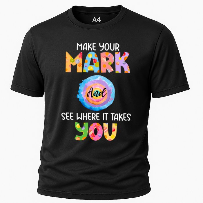 Make Your Mark Dot Day See Where It Takes You Gift Performance Shirt