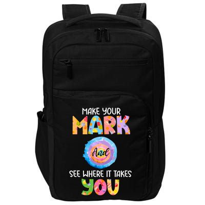 Make Your Mark Dot Day See Where It Takes You Gift Impact Tech Backpack