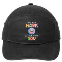 Make Your Mark Dot Day See Where It Takes You Gift 7-Panel Snapback Hat