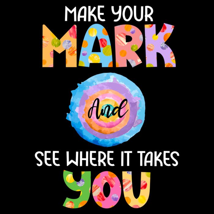 Make Your Mark Dot Day See Where It Takes You Gift Drawstring Bag