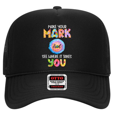 Make Your Mark Dot Day See Where It Takes You Gift Trucker Hat