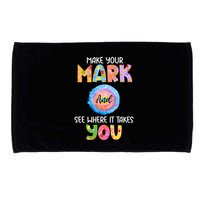 Make Your Mark Dot Day See Where It Takes You Gift Microfiber Hand Towel