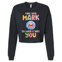 Make Your Mark Dot Day See Where It Takes You Gift Cropped Pullover Crew