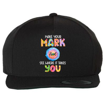 Make Your Mark Dot Day See Where It Takes You Gift Wool Snapback Cap