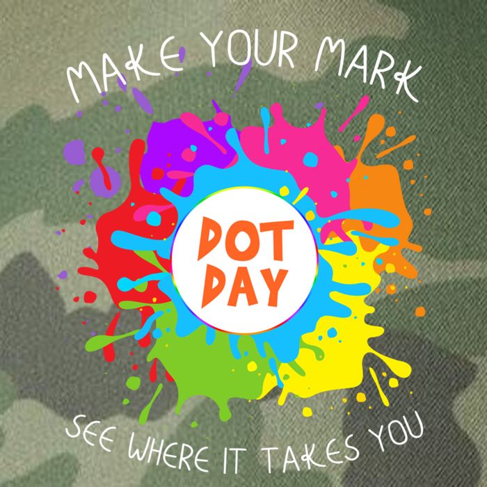 Make Your Mark Dot Day See Where It Takes You Gift Legacy Tie Dye Trucker Hat
