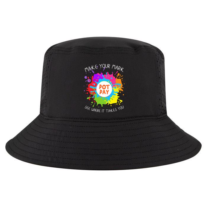 Make Your Mark Dot Day See Where It Takes You Gift Cool Comfort Performance Bucket Hat