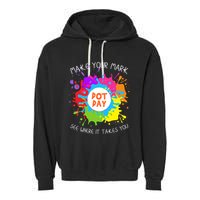 Make Your Mark Dot Day See Where It Takes You Gift Garment-Dyed Fleece Hoodie