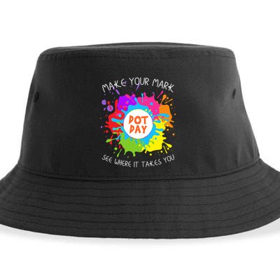 Make Your Mark Dot Day See Where It Takes You Gift Sustainable Bucket Hat