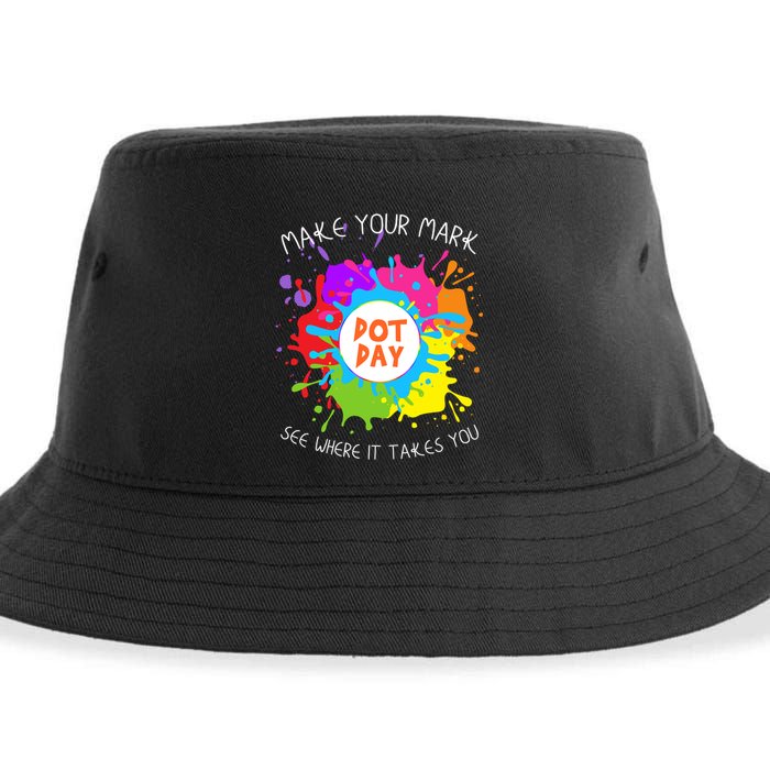 Make Your Mark Dot Day See Where It Takes You Gift Sustainable Bucket Hat