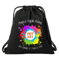 Make Your Mark Dot Day See Where It Takes You Gift Drawstring Bag