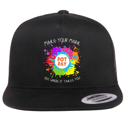 Make Your Mark Dot Day See Where It Takes You Gift Flatbill Hat