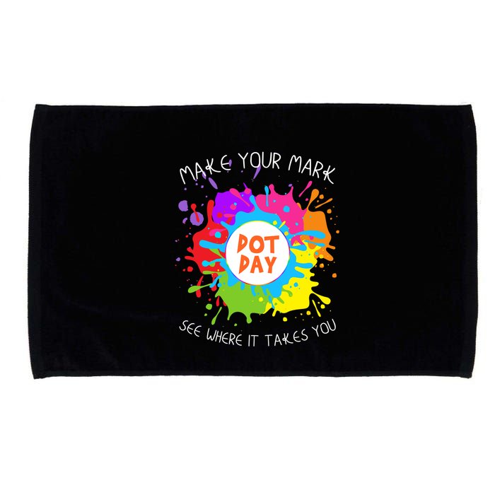 Make Your Mark Dot Day See Where It Takes You Gift Microfiber Hand Towel