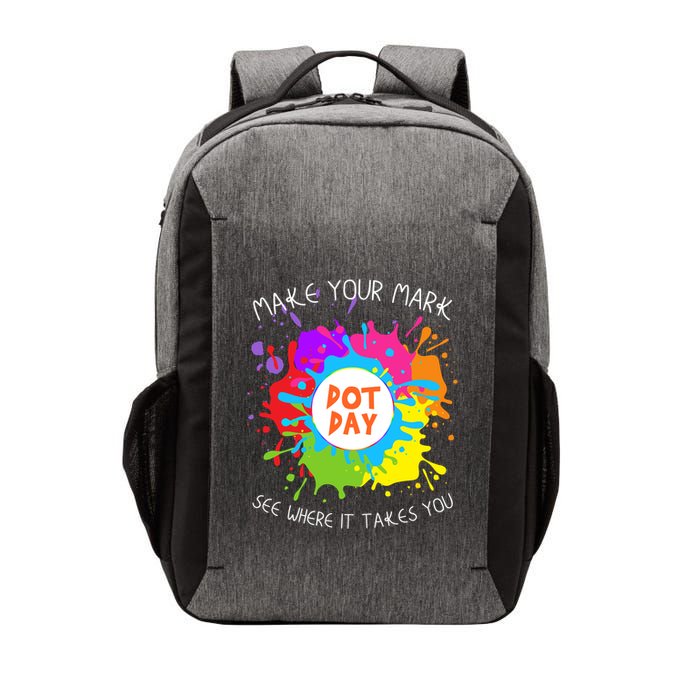 Make Your Mark Dot Day See Where It Takes You Gift Vector Backpack