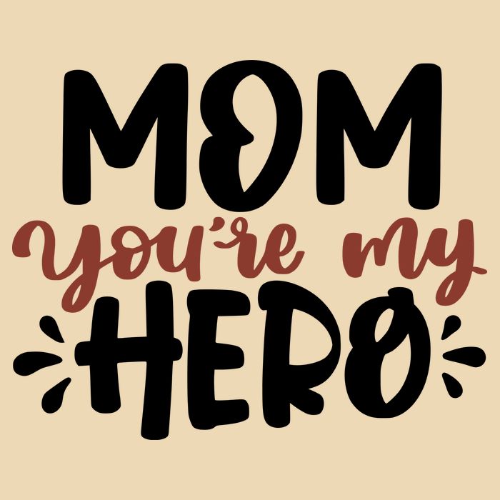 Mom You're My Hero Cute Gift Bag