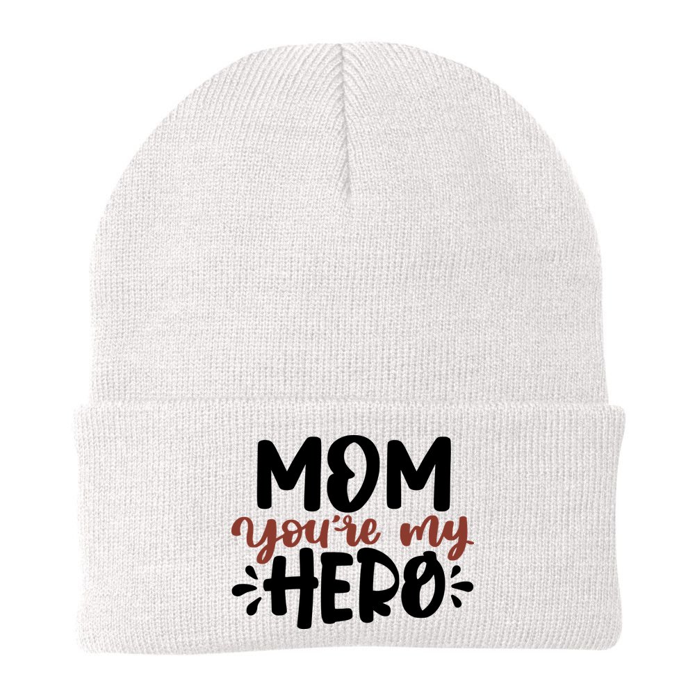 Mom You're My Hero Cute Gift Beanie