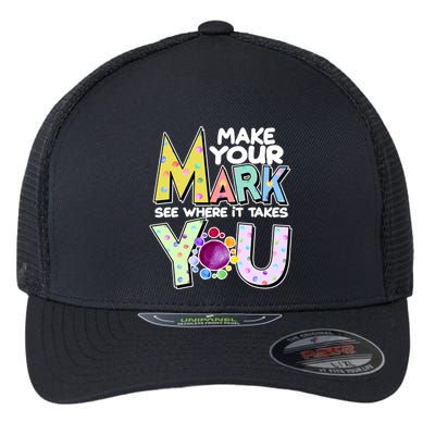 Make Your Mark See Where It Takes You Flexfit Unipanel Trucker Cap