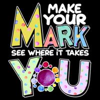 Make Your Mark See Where It Takes You 7-Panel Snapback Hat