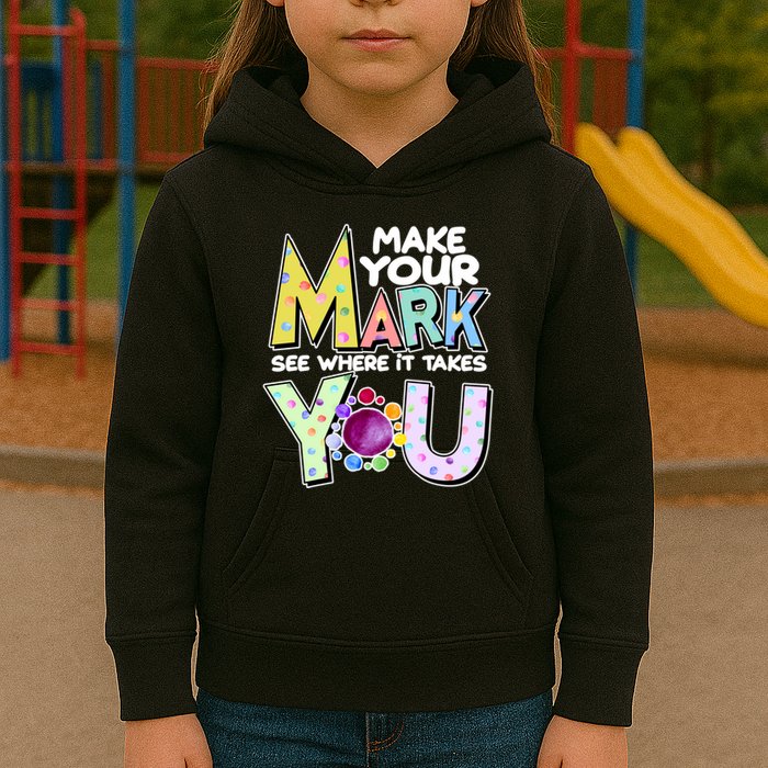 Make Your Mark See Where It Takes You Kids Hoodie