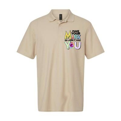 Make Your Mark See Where It Takes You Softstyle Adult Sport Polo