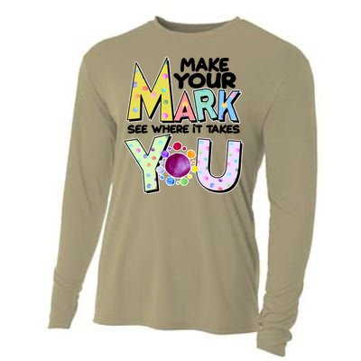 Make Your Mark See Where It Takes You Cooling Performance Long Sleeve Crew