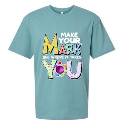 Make Your Mark See Where It Takes You Sueded Cloud Jersey T-Shirt