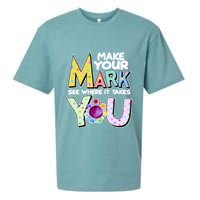 Make Your Mark See Where It Takes You Sueded Cloud Jersey T-Shirt
