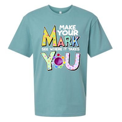 Make Your Mark See Where It Takes You Sueded Cloud Jersey T-Shirt