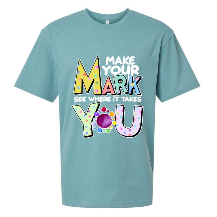 Make Your Mark See Where It Takes You Sueded Cloud Jersey T-Shirt
