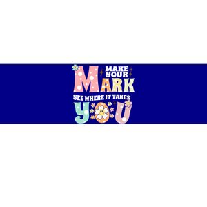 Make Your Mark See Where It Takes You Gift The Dot Day Meaningful Gift Bumper Sticker