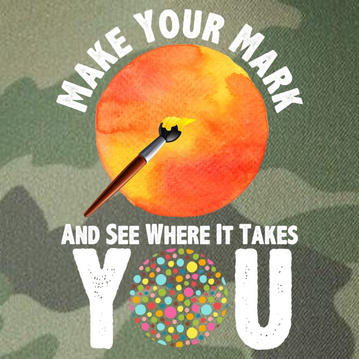 Make Your Mark And See Where It Takes You Dot Day Legacy Tie Dye Trucker Hat