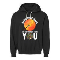 Make Your Mark And See Where It Takes You Dot Day Garment-Dyed Fleece Hoodie