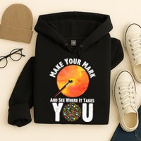 Make Your Mark And See Where It Takes You Dot Day Hoodie