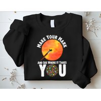 Make Your Mark And See Where It Takes You Dot Day Sweatshirt
