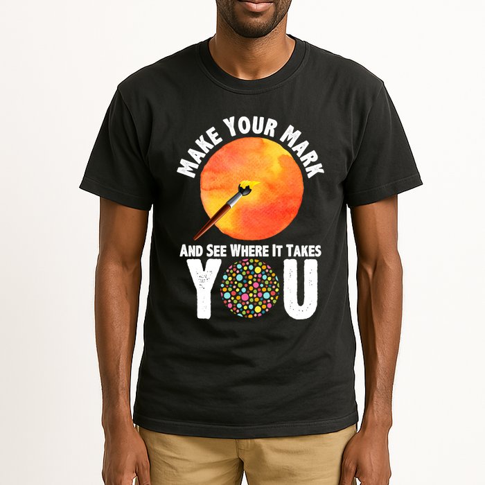 Make Your Mark And See Where It Takes You Dot Day Tall T-Shirt